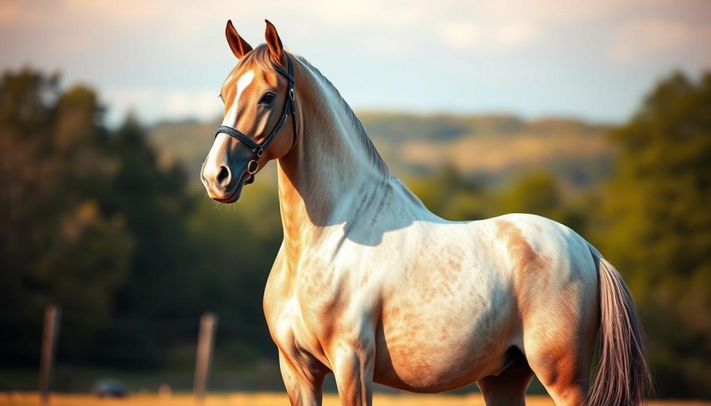 Modernes Oldenburger Sportpferd in voller Pracht